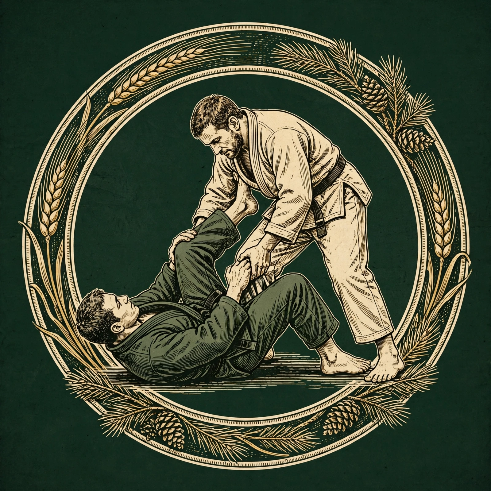 Sweeps and passing artwork — toreando guard pass, both pant legs controlled